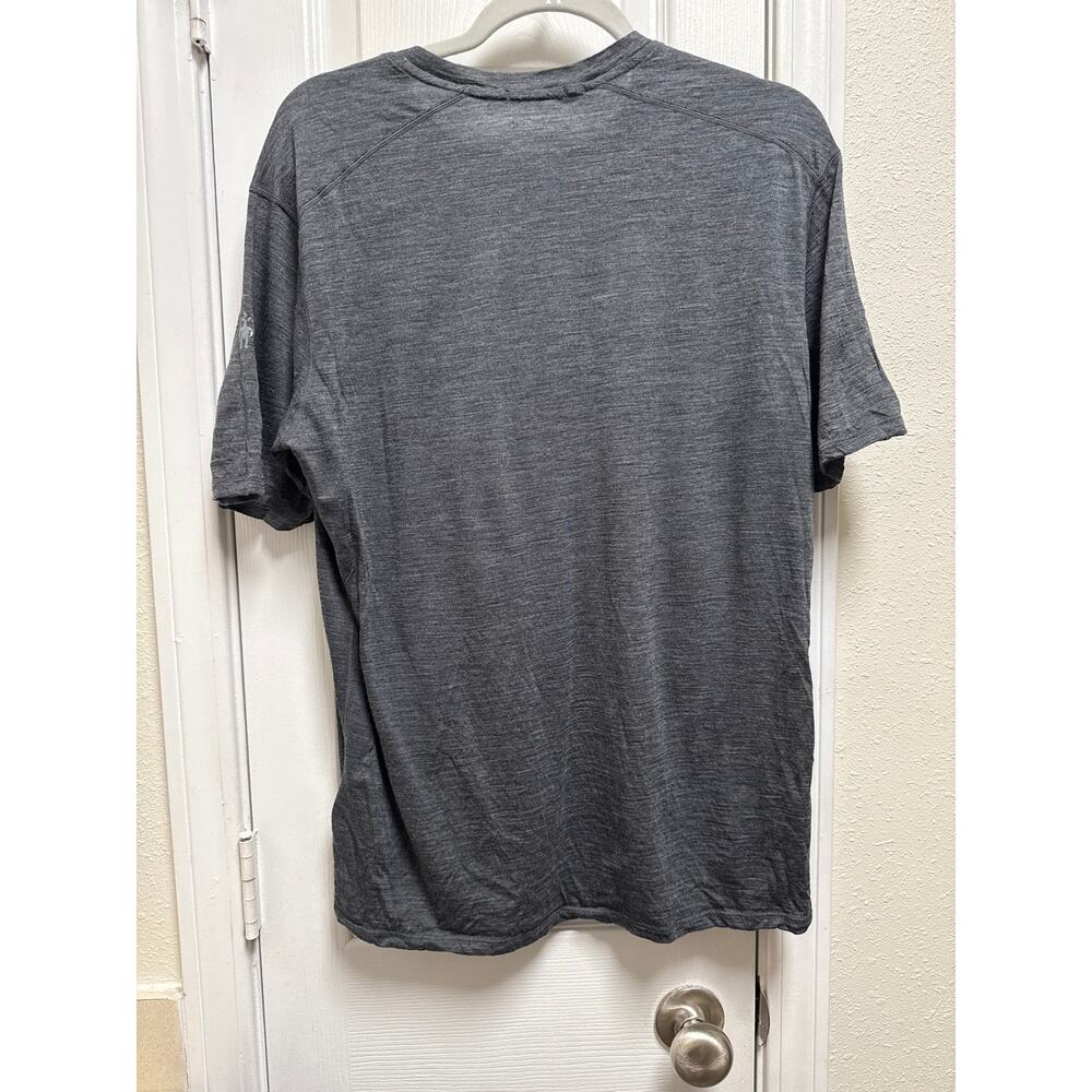Smartwool Men’s Merino Wool Short Sleeve Base Layer Tee Gray Size Large - Picture 3 of 5